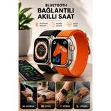 Marsilyan Bluetooth Bağlantılı 49mm Dokunmatik Akıllı Saat Sağlık Ve Spor Takip Özellikli - Çok Renkli