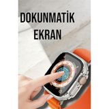 Marsilyan Bluetooth Bağlantılı 49MM Dokunmatik Akıllı Saat Sağlık ve Spor Takip Özellikli Ieg - 35 - 48 mm - 1 - Çok Renkli