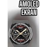Marsilyan Bluetooth Bağlantılı Akıllı Saat Tüm Telefonlara Uyumlu Değiştirilebilir Kordon - 35 - 48 mm - 1 - 01P-Pembe