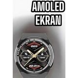 Marsilyan Bluetooth Bağlantılı Akıllı Saat Tüm Telefonlara Uyumlu Değiştirilebilir Kordon - Çok Renkli