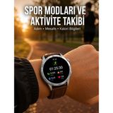 Marsilyan Bluetooth Bağlantılı Günlük Yaşam ve Spor Takip Akıllı Saati - MCT6457-5676 - Çok Renkli
