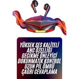 Marsilyan Bluetooth Kulaklık Hd Ses Kaliteli Işıklı Metal Kasa Ios Android Uyumlu Mikrofonlu - -- - 1