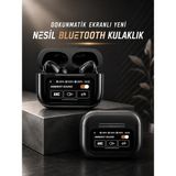Marsilyan Bluetooth Kulaklık Kablosuz Ekranlı Anc/enc Destekli Dokunmatik - Renkli - 1