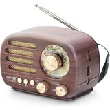 Marsilyan Bluetooth Nostaljik Hoparlör Fm 14.3 x 8 x 9.4 cm NS8100BT - Renkli