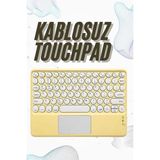 Marsilyan Bluetooth Touchpad Klavye 10.9 Inch Kablosuz Wifi Q Klavye Slim - Çok Renkli