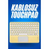 Marsilyan Bluetooth Touchpad Klavye Ultra Ince Taşınabilir Q Klavye - 1 - Renkli