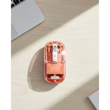 Marsilyan Bluetooth ve USB Destekli Kablosuz Şeffaf Mouse Sessiz Kullanım - MCT6790-2655 - Çok Renkli