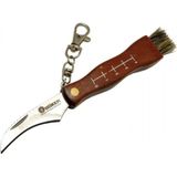 Marsilyan Böker Mantar 17 cm Kamp / Outdoor Çakı - Yarı Otomatik, ,Anahtarlıklı