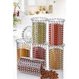 Marsilyan Boncuklu Kavanoz 1 Adet ROYALEKS-82938 - Renkli - 0 - 249 ml