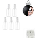 Marsilyan Boş Sprey Şişesi - Plastik - 50 ml - Şeffaf - Renkli - standart