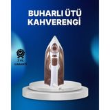 Marsilyan Buharlı Ütü 2200W Kireç Önleyici Self Clean Damlatmaz Kahverengi - Renkli - standart