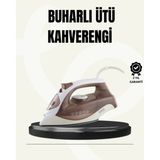 Marsilyan Buharlı Ütü 2200W Seramik Taban 300 ml Kahverengi Dikey Ütüleme - 1