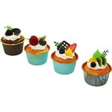 Marsilyan Buzdolabı Magneti - Mini Muffin Tasarımlı - Karışık Model - Renkli - standart