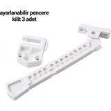 Marsilyan- Cam Emniyet Kilidi 3lü - Renkli - standart