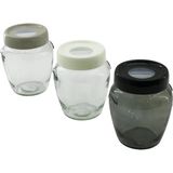 Marsilyan Cam Kavanoz - 580 ml - Şeffaf - Renkli