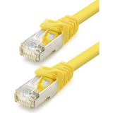 Marsilyan Cat7 Ethernet Patch Kablosu 10 Gbps 600 Mhz 1 M - Sarı HDX5103 - Renkli - standart