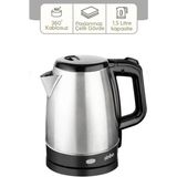 Marsilyan Çelik Kettle 1.7lt Gizli Rezistans - Kablosuz SK-8015 (4887)