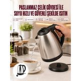 Marsilyan Çelik Su Isıtıcı Kettle Dayanıklı Paslanmaz Çelik Uzun Ömürlü - 1