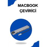 Marsilyan Çevirici Dönüştürücü Adaptör Macbook 3 In 1 Type-C To Hdmı USB 3.0