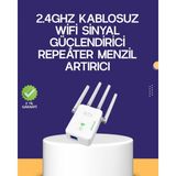 Marsilyan- Çift Bantlı Otomatik Kurulum Wifi Repeater Menzil Genişletici