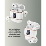 Marsilyan Çift Kulaklıklı Bluetooth Kulaklık – 4 Adet, Anc-Enc, Şarj Kutulu, Dijital Göstergeli - -- - 1