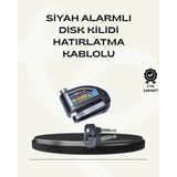 Marsilyan- Çift Modlu 110DB Alarmlı Disk Kilidi Suya Dayanıklı - Renkli - standart