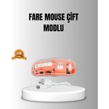 Marsilyan Çift Modlu Kablosuz Bluetooth 5.0 + 2.4ghz Mouse – 3 Cihaz Bağlantılı, Hızlı Geçiş Düğme