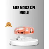 Marsilyan Çift Modlu Kablosuz Bluetooth 5.0 + 2.4ghz Mouse – 3 Cihaz Bağlantılı, Hızlı Geçiş Düğmeli