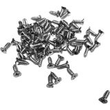 Marsilyan Çinko 1000 Adet Klips Vidası 2,2x6,5 mm Yhb - Konik Başlı Kutu, Sandık, Ayak, Askı, Mini Vida - Renkli - standart