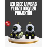 Marsilyan- Çocuk Odası Için Müzikli ve Işıklı Robot Projektör - Renkli - standart