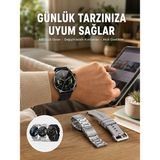 Marsilyan Çok Fonksiyonlu Akıllı Saat Bluetooth Bağlantılı Çağrı Cevaplayabilen Uzun - MCT7581-3711 - Çok Renkli