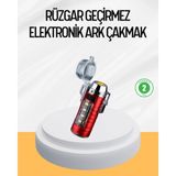 Marsilyan Çok Fonksiyonlu Elektrikli Çakmak El Feneri Özellikli - Renkli - standart