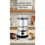 Marsilyan Çok Fonksiyonlu Kahve ve Baharat Öğütücü Elektrikli Makine - Renkli - 0,5 ml