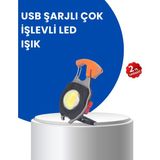 Marsilyan Çok Modlu LED Işıklı Pratik Anahtarlık - MCT5923-8461 - Çok Renkli