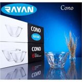 Marsilyan Cono Maria 6'lı Büyük Cam Kase ROYALEKS-69816 - Renkli