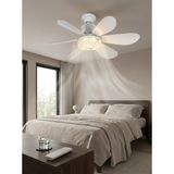 Marsilyan Crystal Aura 52 cm Ultra Sessiz LED Tavan Vantilatörü | 3 Kademeli Bakır Motor | Kumandalı Kristal Avize Vantilatör - Renkli - standart