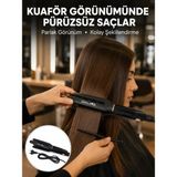 Marsilyan Daling Profesyonel Saç Düzleştirici Seramik Yüzey Tüm Saç Tipleri Için Yeni Nesil - 0 - Siyah - 1