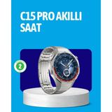 Marsilyan Dayanıklı Kordonlu Şarjlı Akıllı Saat - Çok Renkli
