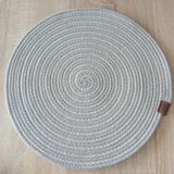 Marsilyan Decohandy 39CM 2 Renk Jüt Örme Supla Amerikan Servis - Renkli