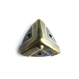 Marsilyan Dekoratif, Kutu, Sandık Köşesi - 35X22 Mm, Küçük, Antik, 100 Adet - Renkli
