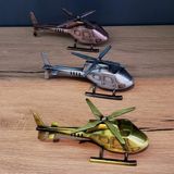 Marsilyan- Dekoratif Metal Helikopter - Renkli - standart