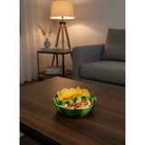 Marsilyan Dekoratif Yeşil Çerezlik Kase 4’lü Set 3X12 cm - Renkli