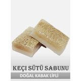 Marsilyan Doğal Kabak Lifli Keçi Sütü Sabunu - 1 Adet