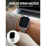 Marsilyan Dokunmatik Amoled Akıllı Saat Uzun Pil Ömrü ve Sağlık Takip Özellikli - Renkli - 1