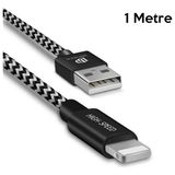 Marsilyan Dux Ducis K-One Cable Iphone USB Şarj Kablosu 1 METRE-(5775) - 20W GaN Black