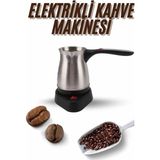 Marsilyan Elektrikli Cezve 800 Watt Paslanmaz Çelik Türk Kahve Makinesi Saplı - standart