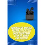 Marsilyan En Çok Tercih Edilen Bluetooth Kulaklık Mikrofonlu Silikonsuz Dokunmatik Kontrol - Çok Renkli