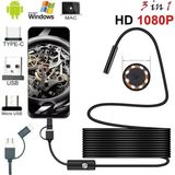Marsilyan Endoskop 3 In 1 Yılan Kamera USB Micro USB Type-C 20 Metre Sert Kablo