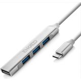 Marsilyan Enkado EKD-TP50 Type-C To 3xusb 2.0 1xusb 3.0 Metal USB HUB(1923) - Renkli - standart