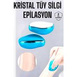 Marsilyan Epilasyon Aleti Bacaklar Kollar Için Yıkanabilir Kristal Epilatör Tüy Silgi Ieg - Ahşap